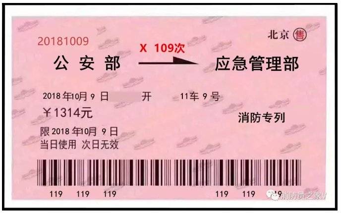 今天，公安消防部队正式转隶应急管理部！